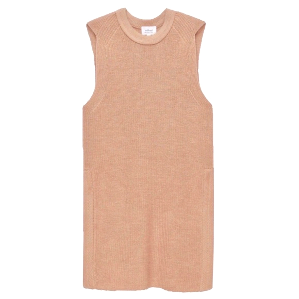 Wilfred Aritzia peach palmier sleeveless top small